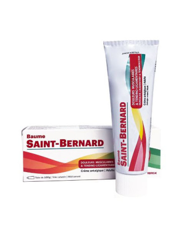 Baume Saint-Bernard 100g: Alivio rápido para dolores musculares y articulares.