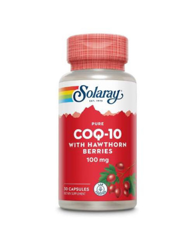 Solaray Coenzyme Q-10 100mg, 60 Capsules : Énergie et Santé Cardiaque