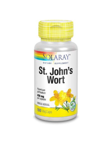 Solaray Fleur de Saint-John 425mg, 100 Capsules : Soutien Émotionnel et Bien-être