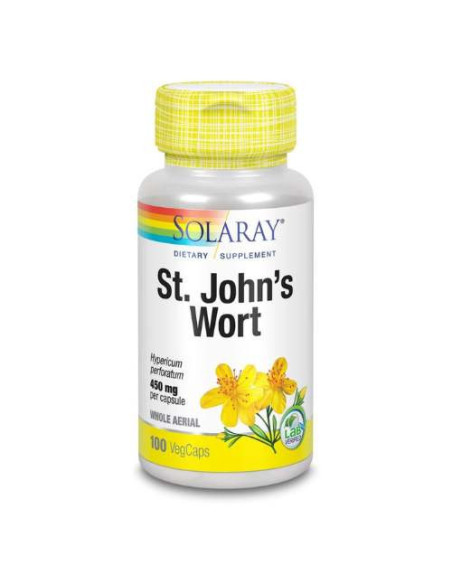 Solaray Fleur de Saint-John 425mg, 100 Capsules : Soutien Émotionnel et Bien-être