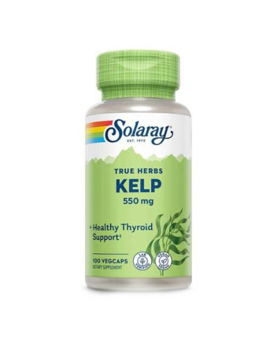 Solaray Kelp 150mcg, 100 Capsules: Source Naturelle d'Iode