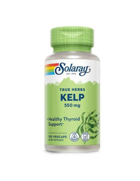 Solaray Kelp 150mcg, 100 Capsules: Source Naturelle d'Iode