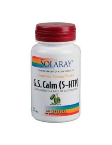 Solaray L-Triptophane 500mg, 60 Capsules : Régulation du Sommeil et de l'Humeur