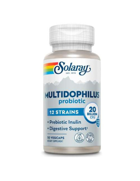 Solaray Probiotique Multidophilus, 100 Capsules : Santé Digestive et Flore Intestinale