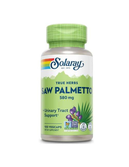 Solaray Saw Palmetto 585mg, 100 Capsules: Santé Prostatique et Hormonal