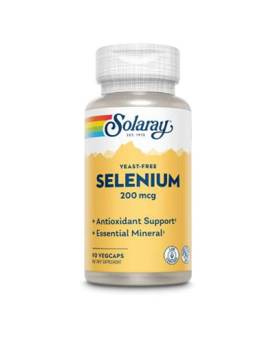 Solaray Sélénium 200mcg, 100 Capsules: Antioxydant et Renforcement Immunitaire