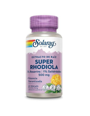 Comprar Solaray Super Rhodiola, 60 Cápsulas