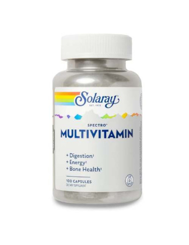 Solaray Complexe d'Enzymes Digestives, 100 Capsules : Soutien Digestif Complet