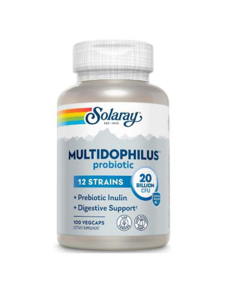 Solaray Multidophilus 12, 60 Capsules : Probiotiques avec 12 Souches
