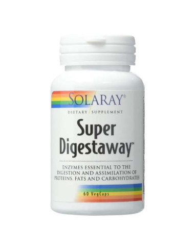 Solaray Enzymes Complexe Végétal, 60 Capsules : Soutien Digestif d'Origine Végétale