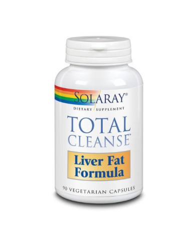 Solaray Total Cleanse Liver Fat Formula, 90 Capsules: Detoxification Hépatique