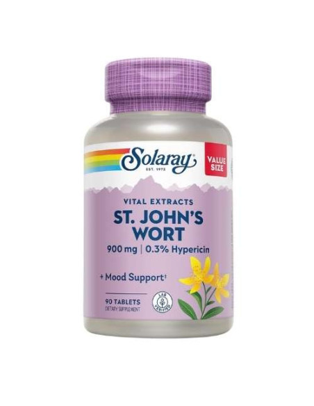 Solaray Hierba de San Juan Plus; Apoyo Emocional y Bienestar
