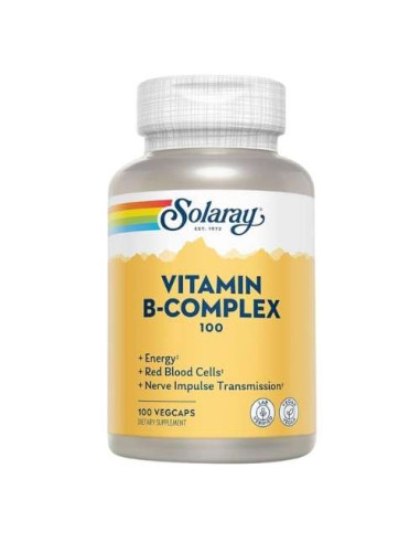 Solaray Vitamina B-Complex Stress: Energía y Reducción del Estrés