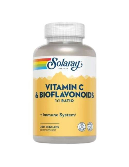 Solaray Vitamina C 1000mg: Refuerzo Inmunológico y Antioxidante