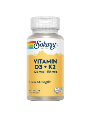 Solaray Vitamina D3 5000UI: Salud Ósea y Sistema Inmunológico