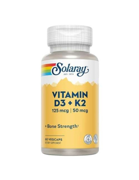 Solaray Vitamina D3 5000UI: Salud Ósea y Sistema Inmunológico
