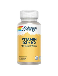 Solaray Vitamina D3 + K2: Salud Ósea y Cardiovascular