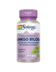Solaray Ginkgo Biloba Plus: Mejora de Memoria y Circulación