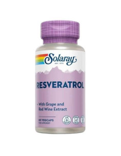 Solaray Resveratrol: Antioxidante para Envejecimiento Saludable