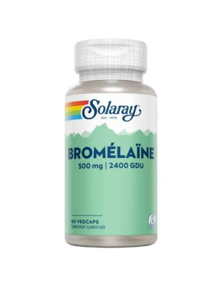 Solaray Bromelina + Vitamina C: Digestión y Antioxidantes Naturales