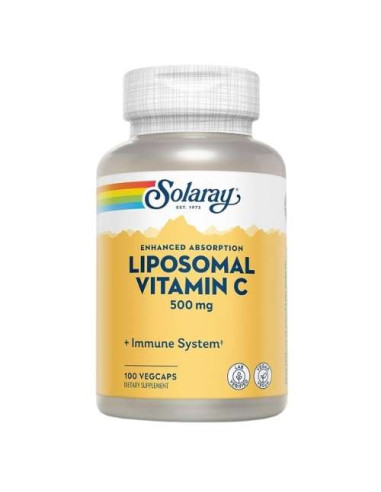 Solaray Vitamina C Liposomal con Zinc: Alta Absorción y Refuerzo Inmunológico