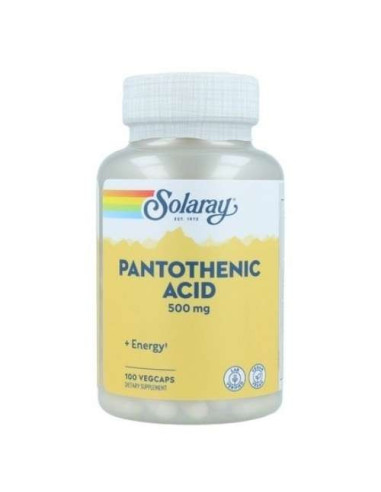 Solaray Vitamina B5 Pantotenato: Energía y Metabolismo
