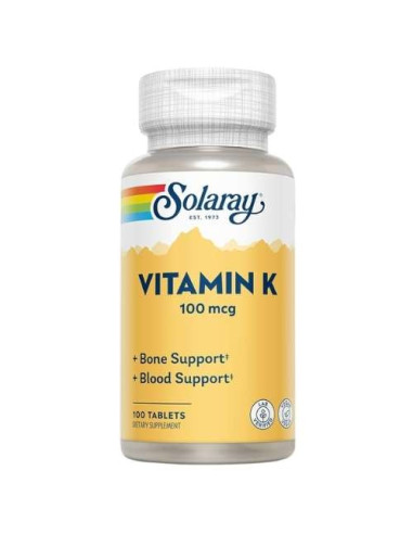 Solaray Vitamina K1 con Magnesio: Salud Ósea y Metabólica