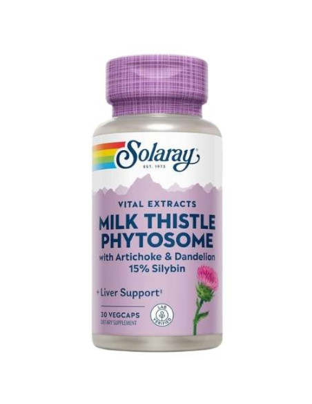 Solaray Extracto de Cardo Mariano: Protección Hepática Natural