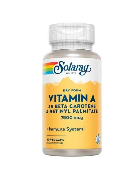 Solaray Vitamina A 5000UI: Salud Visual y Sistema Inmunológico