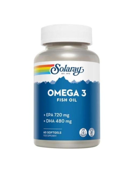 Solaray Omega 3 con DHA y EPA: Salud Cardiovascular y Cerebral