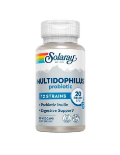 Solaray Multidophilus + Inulina: Probióticos con Prebióticos para Digestión Saludable