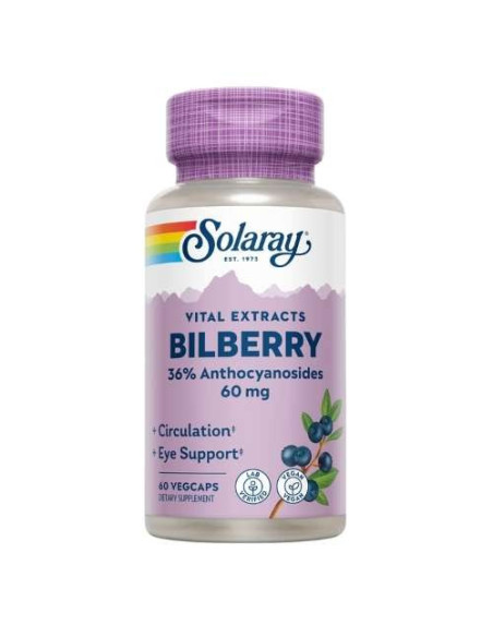Solaray Extracto de Arándano Azul: Antioxidante y Salud Ocular