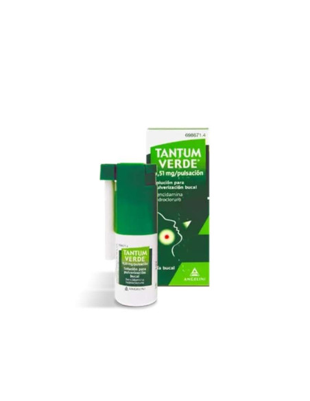 Tantum Verde spray bucal 0.51mg 30ml alivio dolor garganta