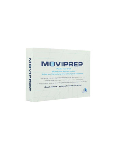 Moviprep solución oral, adultos, limpieza intestinal