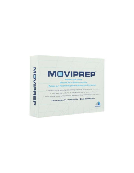 Moviprep solución oral, adultos, limpieza intestinal