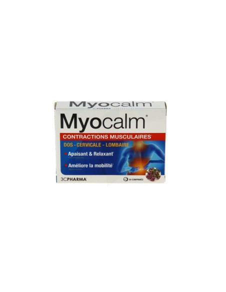 Myocalm comprimidos contracturas musculares 30 uds