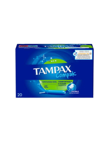 Tampax Compak Super 20 unidades
