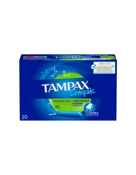 Tampax Compak Super 20 unidades