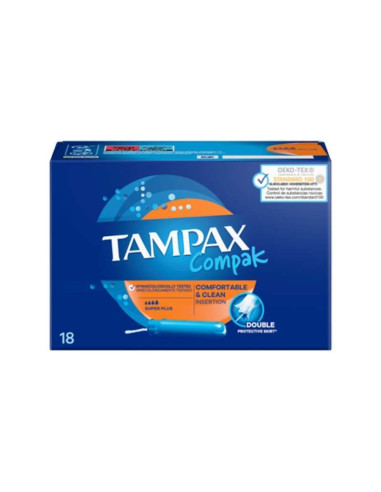 Tampax Compak Super Plus 18 unidades