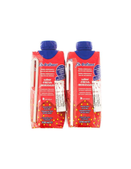 Be-OralSuero sabor fresa bebida rehidratante 330ml