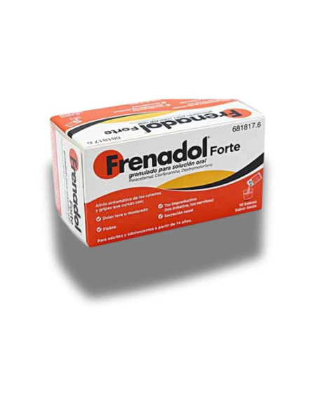 Frenadol forte 10 sobres tratamiento gripe adultos