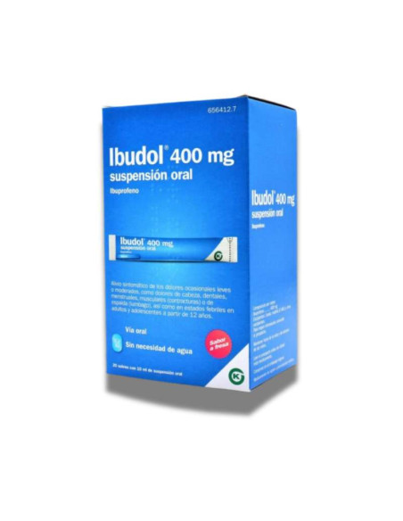 Ibudol 400mg suspensión oral Kern Pharma 20 sobres