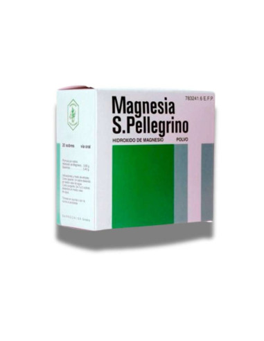 Magnesia San Pellegrino 20 sobres antiácido y laxante