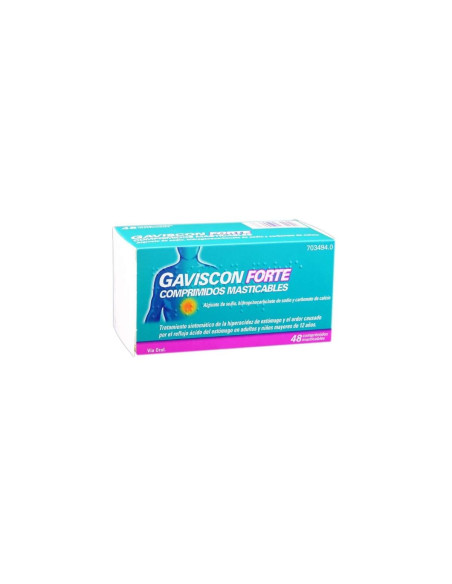 Gaviscon Forte Comprimidos 48 protección contra reflujo