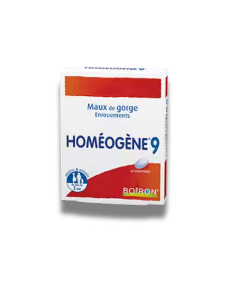 Boiron Homeogene 9 60 comprimidos garganta y voz