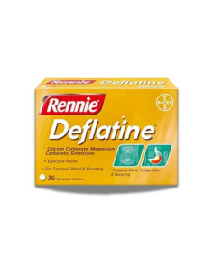 Rennie Deflatine 36 comprimidos gases y acidez