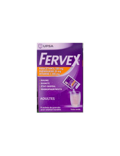 Fervex adultos 8 sobres alivio resfriado gripe