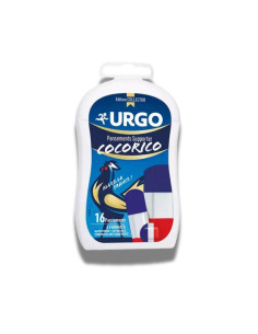 Urgo apósitos Cocorico 16 unidades decoración tricolor