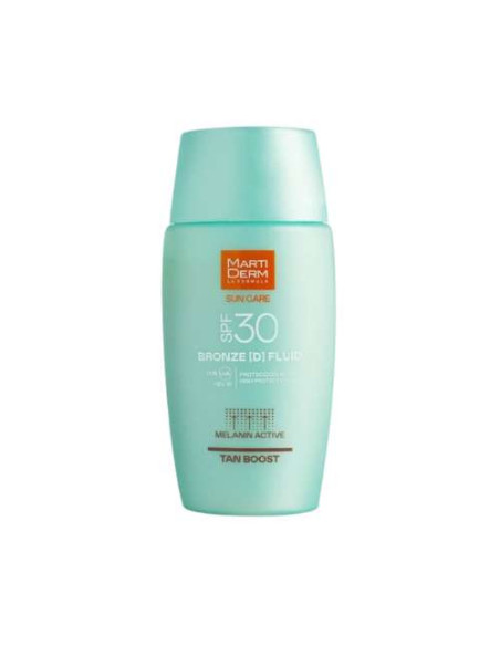 Marti Derm SPF 30 Bronze [D] Fluid 50: Protector solar facial bronceador