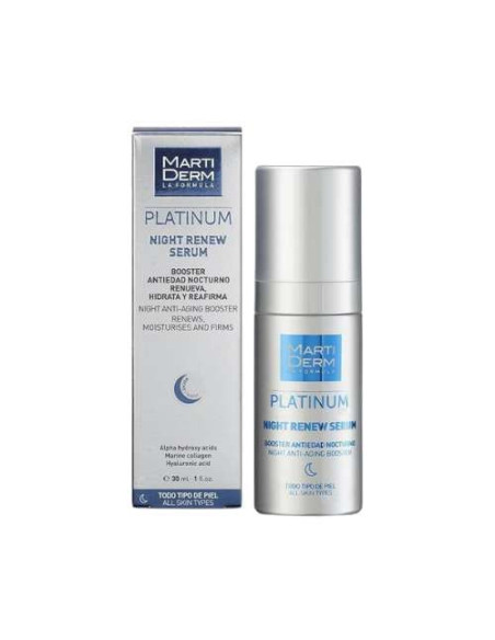 MartiDerm Platinum Night Renew Serum 30: Sérum renovador nocturno